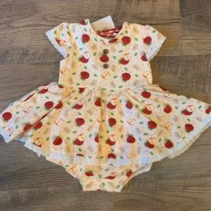 Love and Grow Apple Dumpling Dress/Bodysuit